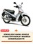 Honda Innova 125 Branda (Arka Çanta Uyumlu) Motosiket Brandası (Gri Renk) Motor Örtüsü Çadır Su Geçirmez Motosiklet Kılıfı Motor Brandası 2
