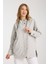 Kadın Rahat Kesim Kapüşonlu Trençkot 1