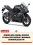 Kawasaki Ninja 1000 Sx Branda (Arka Çanta Uyumlu) Motosiket Brandası (Siyah Renk) Motor Örtüsü Çadır Su Geçirmez Motosiklet Kılıfı Motor Brandası 2