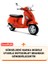 Vespa Lx 150 I.e Branda Motosiket Brandası (Gri Renk) Motor Örtüsü Çadır Su Geçirmez Motosiklet Kılıfı Motor Brandası 2