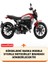 Ducati Scrambler Icon Branda (Arka Çanta Uyumlu) Motosiket Brandası (Siyah Renk) Motor Örtüsü Çadır Su Geçirmez Motosiklet Kılıfı Motor Brandası 2