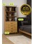 Alin Wood Mdf Çekmeceli Şifonyer ve Kitaplık Set 2