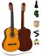 CE-55NT Naturel Klasik Gitar 4/4 ( Taşıma Kılıfı, Gitar Askısı, Tuner, Metod ve Pena Hediyeli) 1