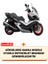 Kymco Xciting Vs Branda (Arka Çanta Uyumlu) Motosiket Brandası (Siyah Renk) Motor Örtüsü Çadır Su Geçirmez Motosiklet Kılıfı Motor Brandası 2
