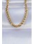316L Çelik Gold Renk Arpa Model Kolye - TJ-BKO8748 1