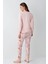 Kadın Pembe Pijama Takımı 3
