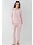 Kadın Pembe Pijama Takımı 2