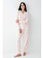 Kadın Pembe Gömlek Pijama 2