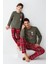 Erkek Çocuk Yeşil Pijama Takımı 2