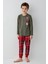 Erkek Çocuk Yeşil Pijama Takımı 3