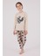 Erkek Çocuk Bej Pijama Takımı 3