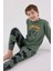 Erkek Çocuk Yeşil Pijama Takımı 1