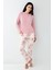 Kadın Pembe Pijama Takımı 2