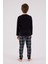 Erkek Çocuk Siyah Pijama Takımı 5