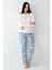 Kadın Krem Pijama Takımı 2