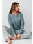 Kadın Yeşil Pijama Takımı 1