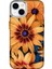 IPHONE 15 Özel Ayçiçeği Tasarımlı Lüks Silikon Kılıf 1