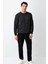 Erkek Siyah Pijama Takımı 3