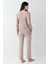 Kadın Kahverengi Pijama Takımı 4