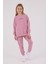 Kız Çocuk Pembe Eşofman Takımı 3