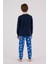 Erkek Çocuk Lacivert Pijama Takımı 5