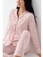 Kadın Pembe Gömlek Pijama 3