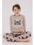 Erkek Çocuk Kahverengi Pijama Takımı 1