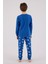 Erkek Çocuk Mavi Pijama Takımı 5