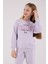 Kız Çocuk Mor Eşofman Takımı 4