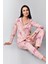 Kadın Pembe Gömlek Pijama 1