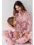 Kadın Pembe Gömlek Pijama 2