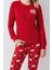 Kadın Kırmızı Pijama Takımı 4