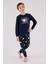 Erkek Çocuk Lacivert Pijama Takımı 2