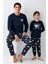 Erkek Çocuk Lacivert Pijama Takımı 3