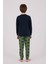 Erkek Çocuk Mavi Pijama Takımı 5