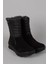 Siyah Kadın Süet Kar Botu 8