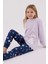 Kız Çocuk Mor Pijama Takımı 1
