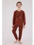 Erkek Çocuk Turuncu Pijama Takımı 2
