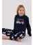 Kız Çocuk Lacivert Pijama Takımı 1