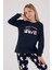 Kız Çocuk Lacivert Pijama Takımı 4