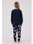 Kız Çocuk Lacivert Pijama Takımı 5