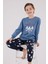 Erkek Çocuk Mavi Pijama Takımı 2