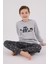 Erkek Çocuk Gri Pijama Takımı 3