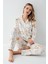 Kadın Beyaz Gömlek Pijama 1