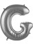 Folyo Harf Balon Gümüş Renk 40 Inc 100 cm Helyum Uyumlu 1