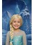 Frozen Elsa 4’lü Prenses Kostüm Seti – Işıltılı Mavi Elbise + Peruk + Asa + Taç 2