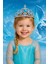 Frozen Elsa 4’lü Prenses Kostüm Seti – Işıltılı Mavi Elbise + Peruk + Asa + Taç 3
