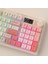 KB-85 SILENT PRO Kablosuz Bej-Pembe-Turuncu SESSİZ RGB Wireless 2.4Ghz Q Oyuncu Klavyesi 7