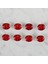 Crafts Kırmızı 8 Li Düğme - 240 4