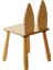 Doğal Ahşap Renkli Çocuk Sandalye Tilki 3
